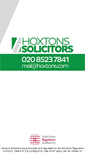 Mobile Screenshot of hoxtons.com